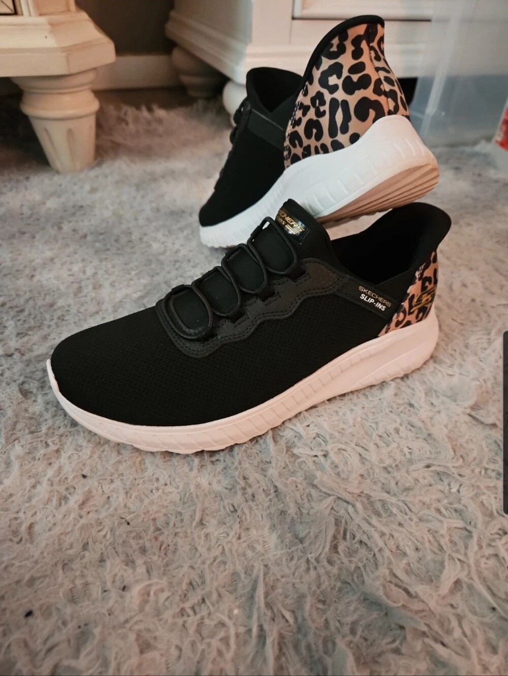 Like New! Skechers Hands-Free Slip-Ins BOBS Squad Chaos - Seize The Hour sz.8